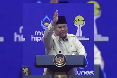 Prabowo Ingatkan Pengusaha HIPMI Patuhi Hukum, Manfaatkan AI untuk Transparansi