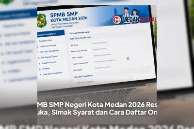Pendaftaran SPMB SMP Negeri Medan 2026 Dibuka, Ini Syarat dan Jalurnya