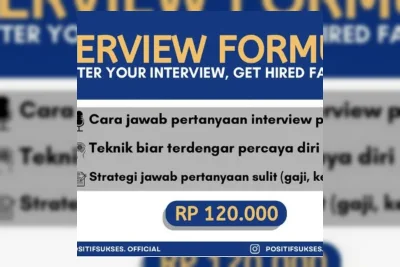 Kegagalan Interview Kerja Sering Dipicu Teknik Komunikasi yang Lemah