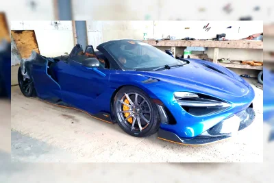 McLaren 765LT Spider Hangus Terbakar di Michigan, Dilelang dengan Harga Tinggi