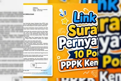 Kementerian Sosial Wajibkan Surat Pernyataan 10 Poin PPPK Guru 2026