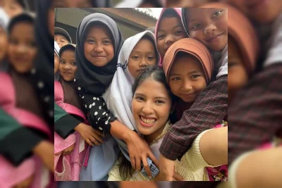 Putri Widhiasari Ikuti Program Sosial dan Edukasi Lingkungan di Ciwidey