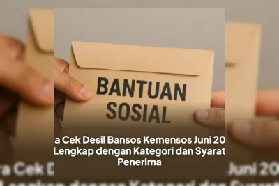 Cara Cek Desil Kemensos Juni 2026 Pakai NIK KTP