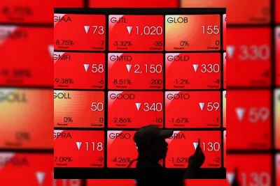 IHSG Ditutup Melemah ke Level 5.886, Saham AMMN Jadi Pemberat