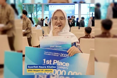 Siswi SMAN 91 Jakarta Juara 1 Youth ESG Maritime Innovation Challenge 2026