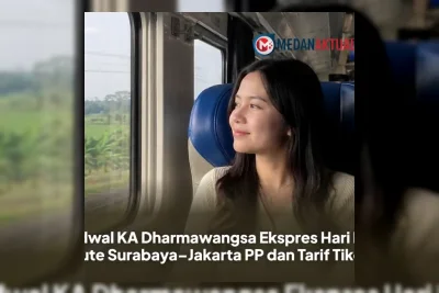 Jadwal KA Dharmawangsa Ekspres Surabaya-Jakarta PP dan Harga Tiket Terbaru