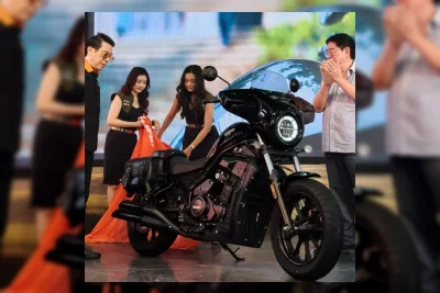 Keeway Road Falcon 250 cc Resmi Meluncur di Jakarta Fair Kemayoran 2026
