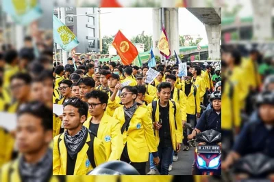 Polisi Imbau Pengendara Hindari Bundaran HI Imbas Demo BEM UI