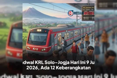 Jadwal KRL Jogja-Solo 12 Juni 2026, Tarif Rp8.000 hingga Palur