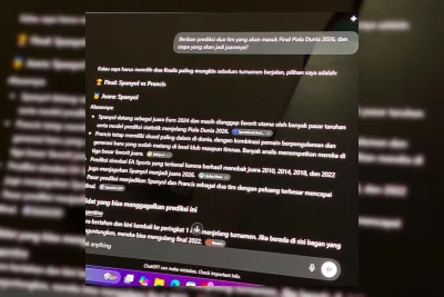 Enam Chatbot AI Bersaing Prediksi Juara Piala Dunia 2026, Spanyol dan Prancis Unggul