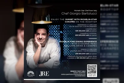 The Trans Resort Bali Hadirkan Chef Michelin Giorgio Bartolucci untuk Kuliner Eksklusif