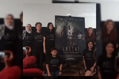 Hana Saraswati Kenang Gary Iskak di Peluncuran Film Lastri