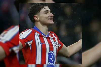 PSG Saingi Barcelona Buru Julian Alvarez dari Atletico Madrid