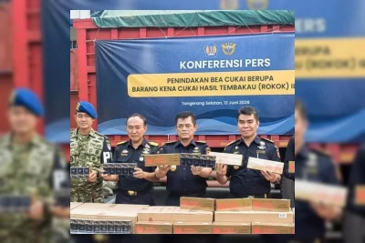 Bea Cukai Gagalkan Peredaran 8,26 Juta Batang Rokok Ilegal di Merak