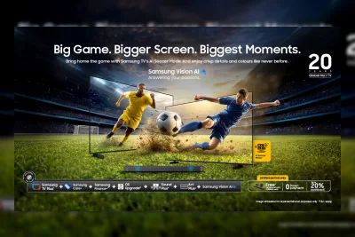Samsung India Tawarkan Promo Khusus TV Vision AI untuk Pecinta Sepak Bola