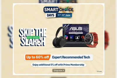 Amazon Smartchoice Days: Diskon Laptop, Tablet, dan Elektronik Lainnya