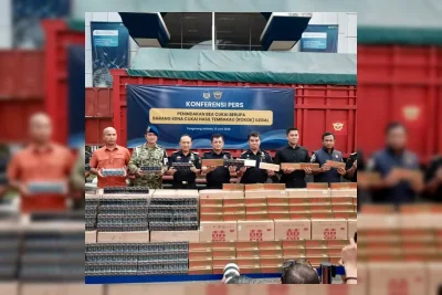Bea Cukai Tetapkan Sopir Truk Tersangka Peredaran Jutaan Rokok Ilegal