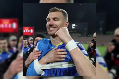 Edin Dzeko Siap Pimpin Bosnia di Piala Dunia 2026 di Usia 40 Tahun