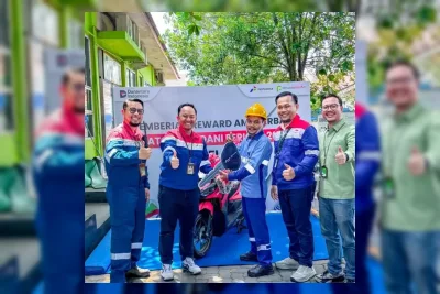 Elnusa Petrofin Beri Apresiasi Motor dan Beasiswa untuk AMT Berprestasi
