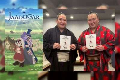 Pegulat Sumo Aktif Tamawashi dan Tamashoho Debut Sebagai Pengisi Suara di Anime Jaadugar