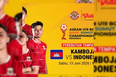 Jadwal Perebutan Juara 3 ASEAN U19: Kamboja vs Indonesia 13 Juni 2026
