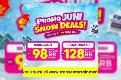 Trans Snow World Bintaro Hadirkan Promo Tiket Spesial Mini Train