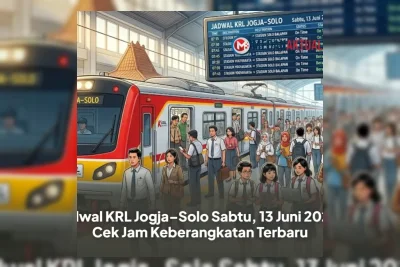 Jadwal KRL Jogja Solo 13 Juni 2026 Tersedia hingga Malam Hari