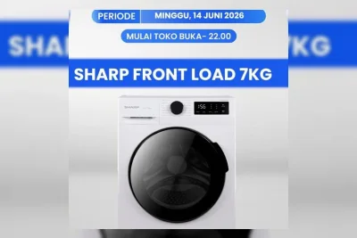 Transmart Full Day Sale: Mesin Cuci Sharp Rp 4 Jutaan dengan Kartu Kredit