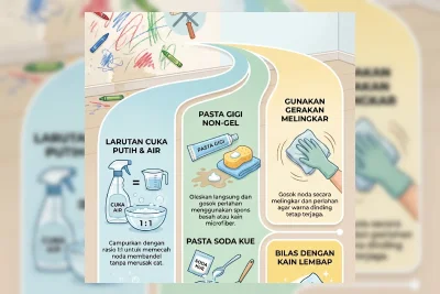3 Cara Mudah Membersihkan Coretan di Dinding Rumah