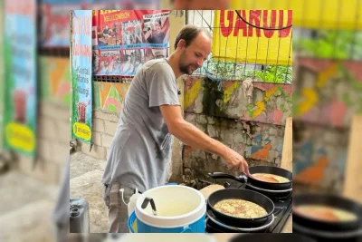 Bule Jerman Jual Pancake Tradisional Eierkuchen Mulai Rp 10 Ribuan di Jakarta