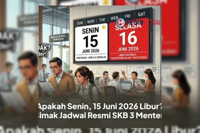 SKB 3 Menteri: Senin 15 Juni 2026 Bukan Hari Libur Nasional