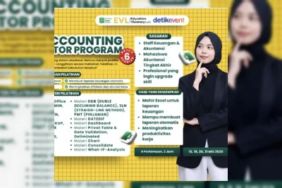 EVL Buka Excel Accounting Accelerator Program Batch 7 untuk Tingkatkan Produktivitas