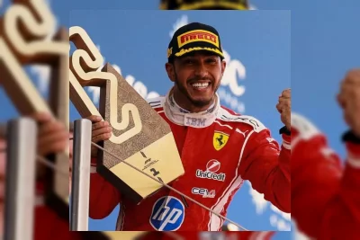 Lewis Hamilton Cetak Sejarah Menang Bersama Ferrari di Barcelona