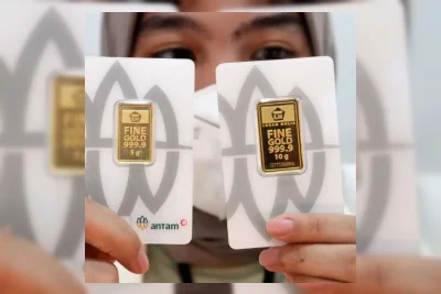 Harga Emas Antam Turun Rp 2.000 per Gram pada 1 September 2025