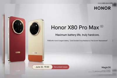 HONOR X80 Pro Max dengan Baterai 11000mAh Meluncur 22 Juni