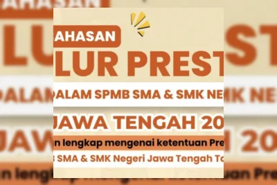Disdik Jateng Tetapkan Aturan Jalur Prestasi SPMB 2026