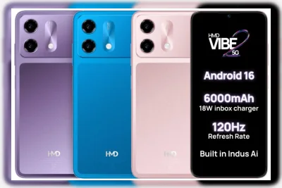 HMD Vibe 2 5G Kini Hadir dengan RAM 6GB dan Penyimpanan 128GB di India