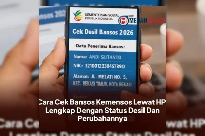 Kemensos Sediakan Layanan Cek Desil Bansos 2026 Lewat HP