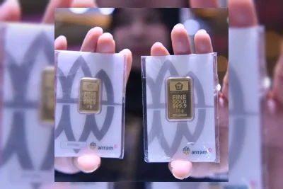 Harga Emas Antam 19 September 2025 Merosot Rp 8.000 per Gram