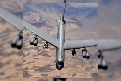 Pesawat Pengebom B-52 AS Jatuh Saat Misi Uji Coba