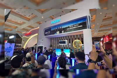 Haier Pamerkan Smart TV 100 Inci dan AC Pintar di Jakarta Fair 2026