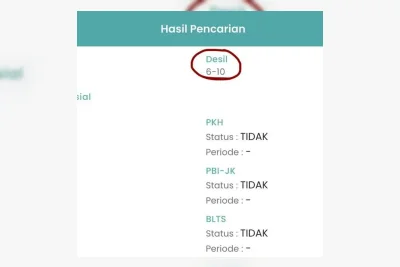 Kemensos Sediakan Layanan Cek Desil Bansos Lewat Ponsel