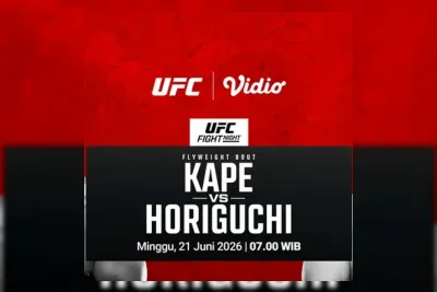 Jadwal UFC Fight Night 21 Juni 2026: Rematch Kape vs Horiguchi