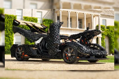 Lego Buat Koenigsegg Sadair's Spear Ukuran Asli, Tembus 69 MPH