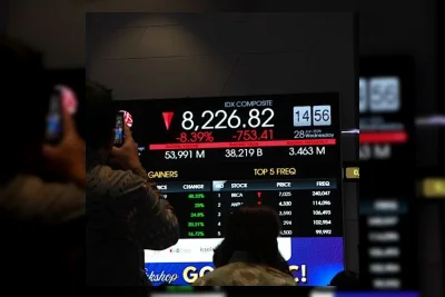 IHSG Melemah ke 6.172, Investor Asing Lepas Saham BBRI Rp557 Miliar