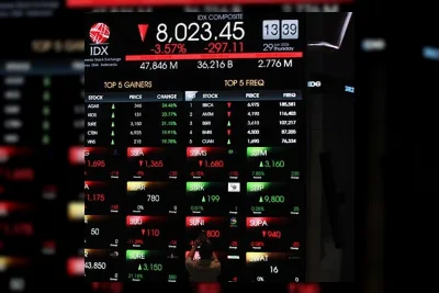 BI Rate Naik ke 5,75%, Saham Bank Besar Terkoreksi