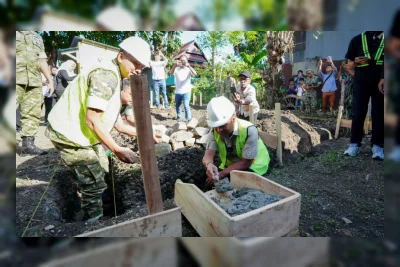 Gubernur Sulsel Groundbreaking 40 Unit Rumah Layak Huni di Takalar
