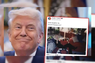 Unggahan Malam Trump soal Wanita Berambut Pirang Picu Kebingungan