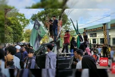 HMI Sulsel Demo di Makassar, Sorot Evaluasi Kinerja Pemerintahan