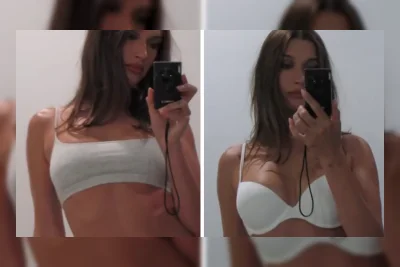 Hailey Bieber Pamer Body di Kampanye Terbaru SKIMS